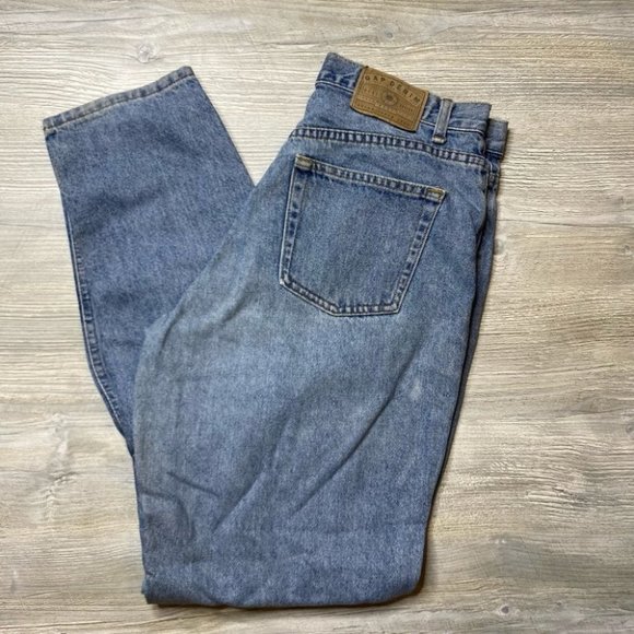 Vintage GAP High Rise Tapered Mom Jeans - Picture 3 of 10